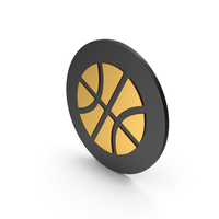 Basketball Gold Icon PNG & PSD Images