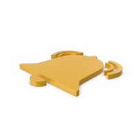 Alarm Yellow Icon PNG & PSD Images