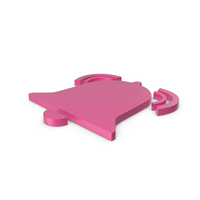 Alarm Pink Icon PNG & PSD Images