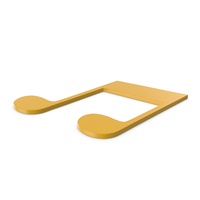 Music Note Yellow PNG & PSD Images
