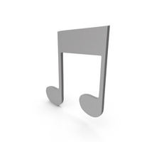 Music Note Grey PNG & PSD Images