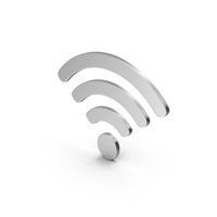 Symbol WIFI Silver PNG & PSD Images
