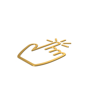 Gold Symbol Click PNG & PSD Images