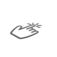 Black Symbol Click PNG & PSD Images