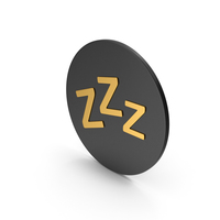 Sleep Gold Icon PNG & PSD Images