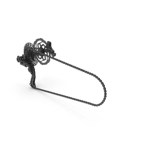 Spinner Rear Bike Gear Shift With Chain PNG & PSD Images
