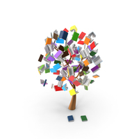 Books Tree PNG & PSD Images