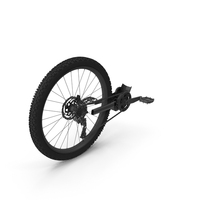 Rear Bike Wheel With Pedals PNG & PSD Images