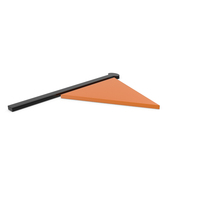Flag Black and Orange Symbol PNG & PSD Images
