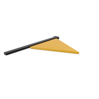 Flag Black and Yellow Symbol PNG & PSD Images