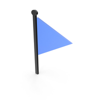 Flag Black and Blue Symbol PNG & PSD Images