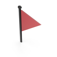 Flag Black and Red Symbol PNG & PSD Images