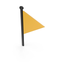 Flag Black and Yellow Symbol PNG & PSD Images
