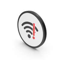 Icon WIFI Error Red PNG & PSD Images