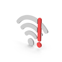 Symbol WIFI Error Red PNG & PSD Images