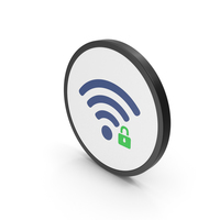 Icon WIFI With Password PNG & PSD Images