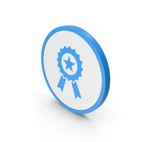 Icon Award Blue PNG & PSD Images