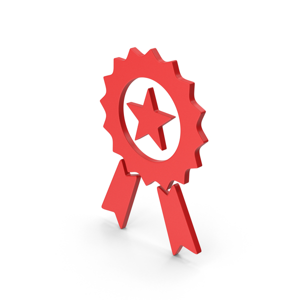 Symbol Award Red PNG & PSD Images