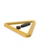 Warning Yellow and Black Icon PNG & PSD Images