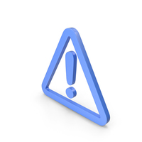 Warning Blue Icon PNG & PSD Images