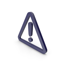 Warning Dark Blue Icon PNG & PSD Images