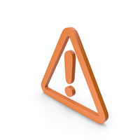 Warning Orange Icon PNG & PSD Images