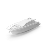 Full White Speed Boat Sea Yacht PNG & PSD Images