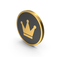 Gold Icon Crown PNG & PSD Images