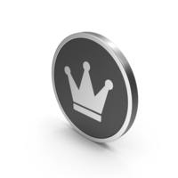 Silver Icon Crown PNG & PSD Images
