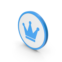 Icon Crown Blue PNG & PSD Images