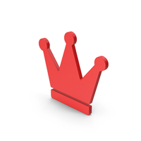 Symbol Crown Red PNG & PSD Images