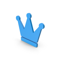 Symbol Crown Blue PNG & PSD Images