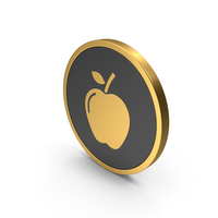 Gold Icon Apple PNG & PSD Images