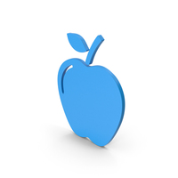 Symbol Apple Blue PNG & PSD Images