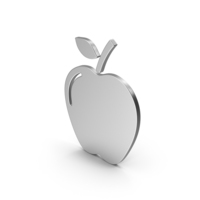 Symbol Apple Silver PNG & PSD Images