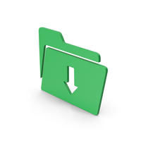Symbol Download Files Green PNG & PSD Images