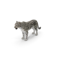 Snow Leopard with Fur PNG & PSD Images