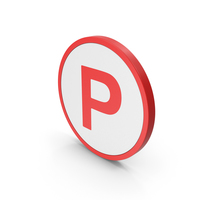 Icon Parking Red PNG & PSD Images