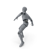 Friendly Robot Throwing Pose PNG & PSD Images