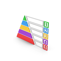 Symbol Pyramid Graph Chart PNG & PSD Images