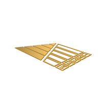 Gold Symbol Pyramid Graph Chart PNG & PSD Images