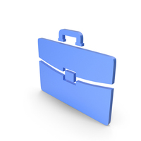 Briefcase Blue Icon PNG & PSD Images