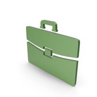 Briefcase Green Icon PNG & PSD Images