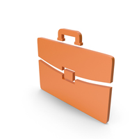 Briefcase Orange Icon PNG & PSD Images