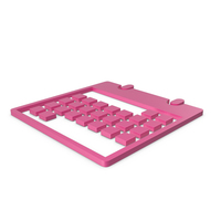 Calendar Pink Symbol PNG & PSD Images