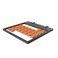 Calendar Black and Orange Symbol PNG & PSD Images