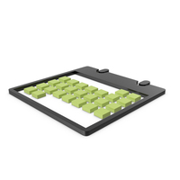 Calendar Black and Green Symbol PNG & PSD Images