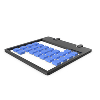 Calendar Black and Blue Symbol PNG & PSD Images