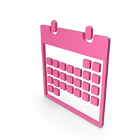 Calendar Pink Symbol PNG & PSD Images