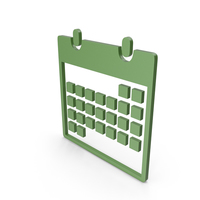 Calendar Green Symbol PNG & PSD Images